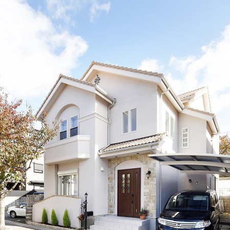 洋風の邸宅 山栄ホーム株式会社 京都 長岡京の工務店 Se構法で建てる地震に強い洋風住宅